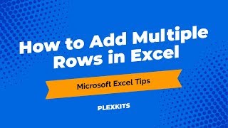 excel for mac insert multiple rows